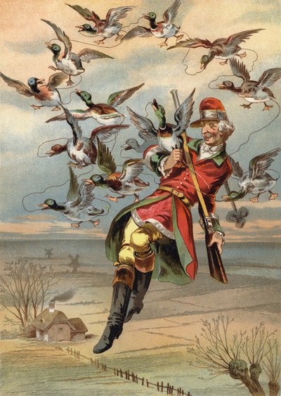 Illustration pour Les Aventures du Baron de Münchhausen - European School